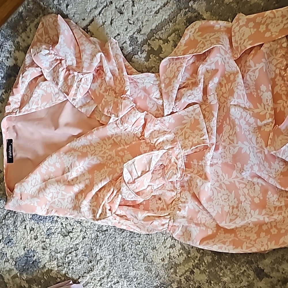 Medium pink floral jumped